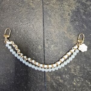 Gold and Pearl Chain Strap